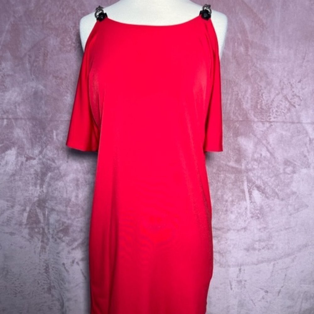 Womens Michael Kors Shoulder Chain Mini Dress Size Small